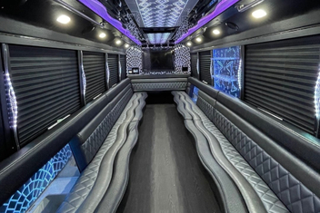 Santa Fe Party Bus Interior