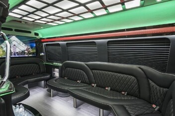 Santa Fe Sprinter Party Bus Interior