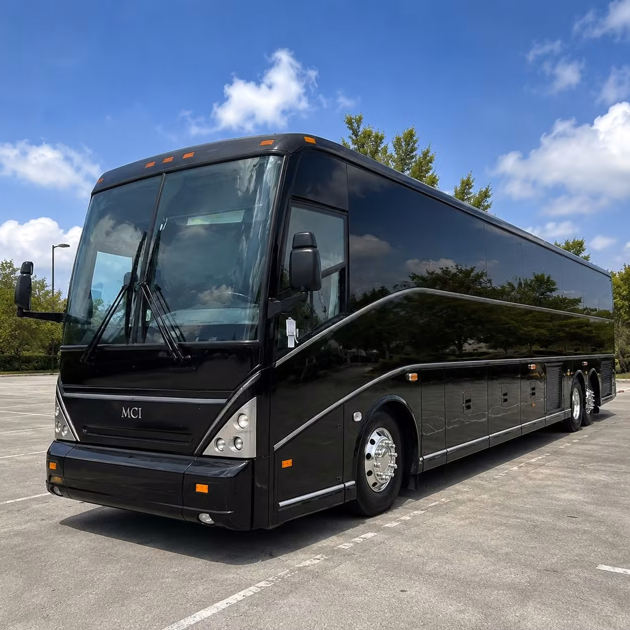 56 passenger charter bus