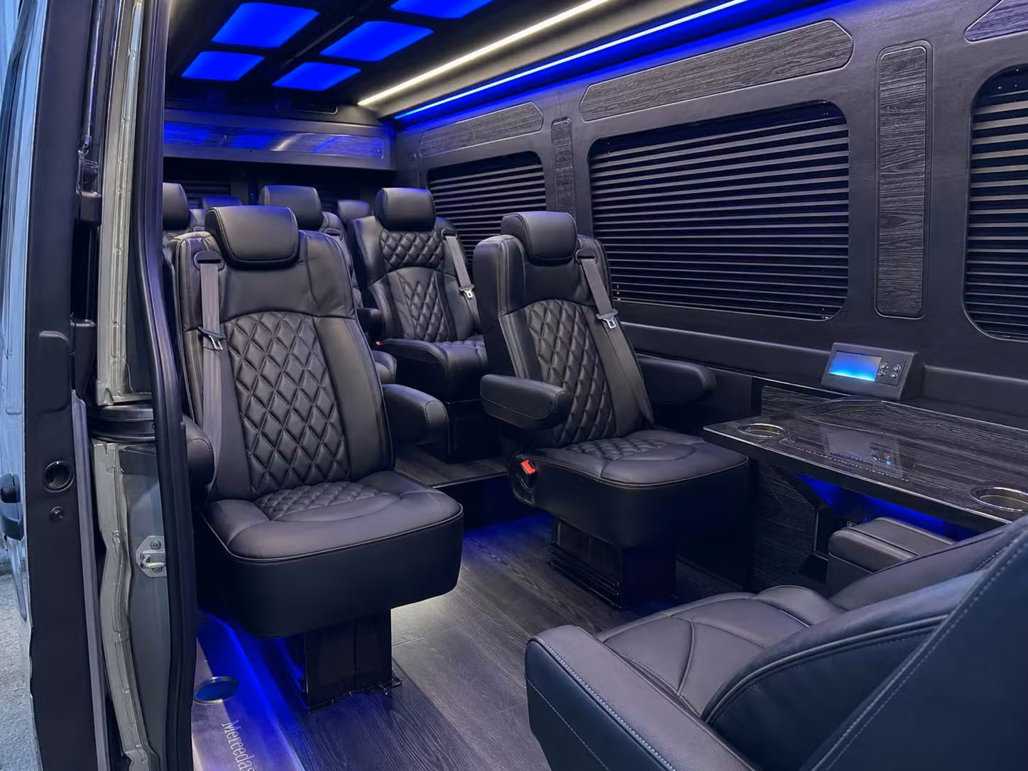 sprinter van transportation for groups and events across santa fe