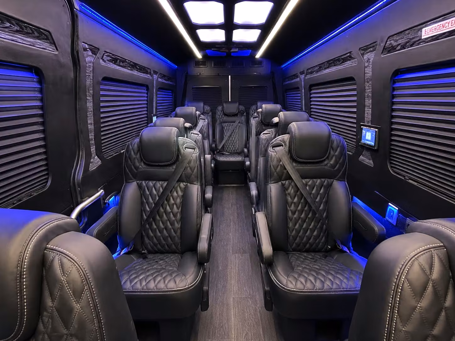 sprinter van with driver inside